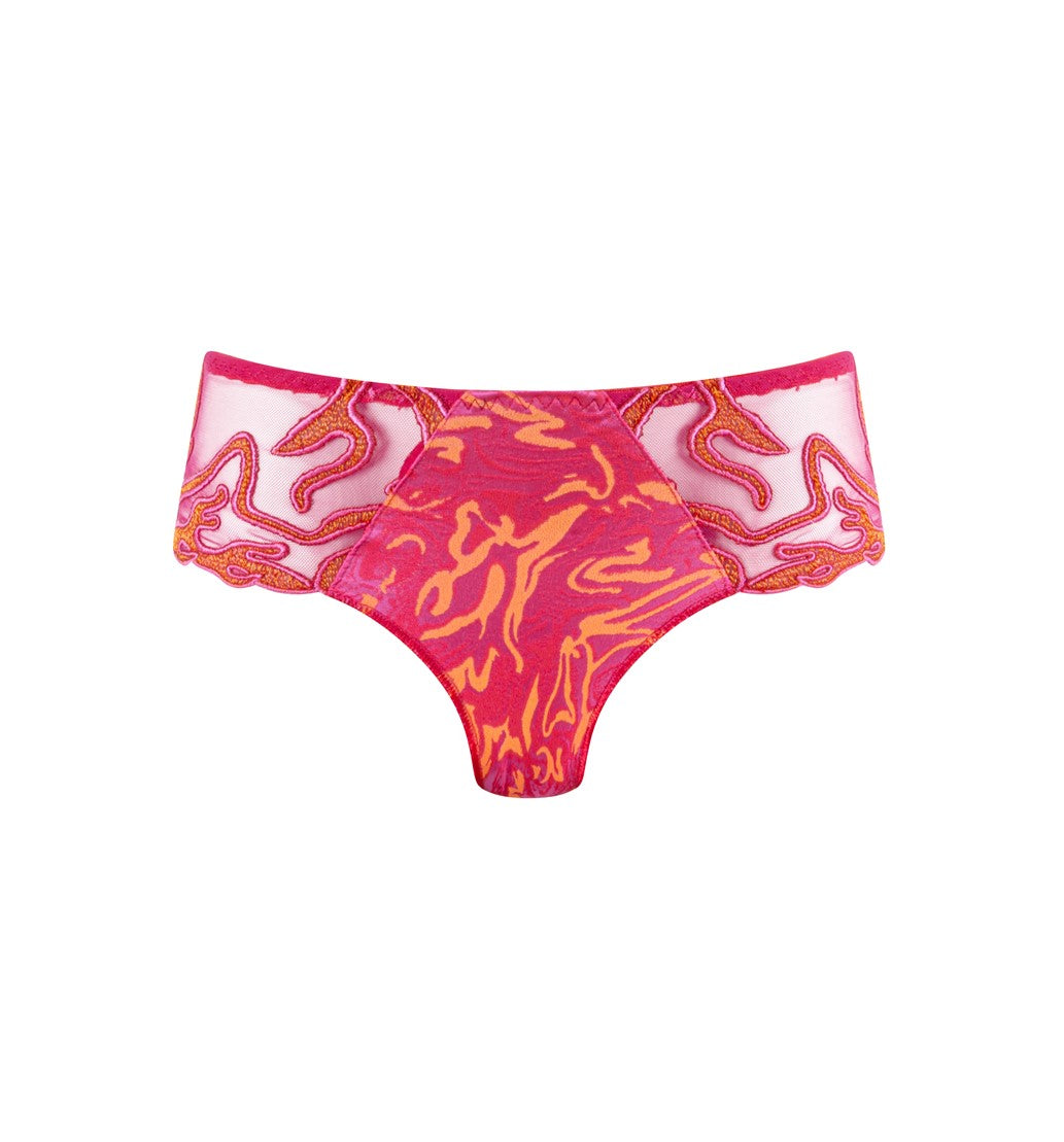 Louisa Bracq Vortex Silk Embroidery Shorty