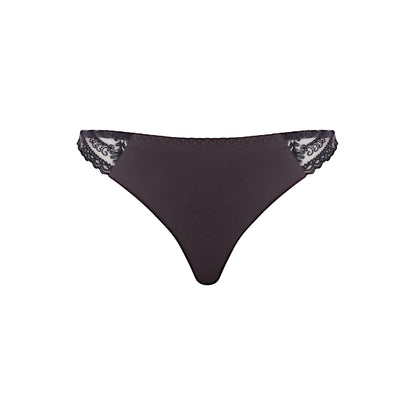 Sophisticated and luxuriously embroidered Brazilian brief panties from the Kant line by Louisa Bracq from France at DiModa Lingerie Toronto.