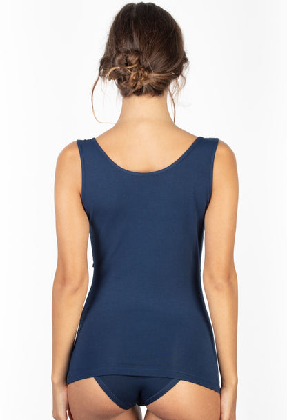 EGi's Modal collection includes a camisole crafted from Lenzing Modal® fabric. It is renowned for its comfort, breathability and moisture-wicking properties, presenting its wearers with a soft, luxurious texture and exceptional colorfastness.