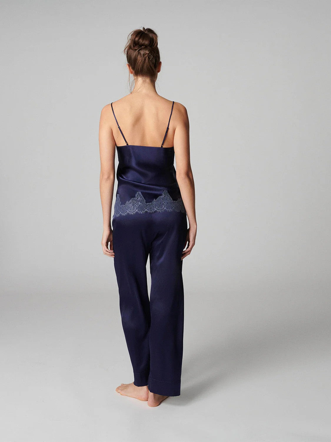 Dream Silk Trousers back picture with matching camisole (sold separately) 