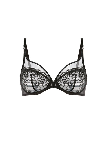 SINGULIERE Sheer Plunge Bra