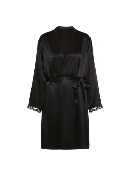 LOVE ME Silk Long Kimono