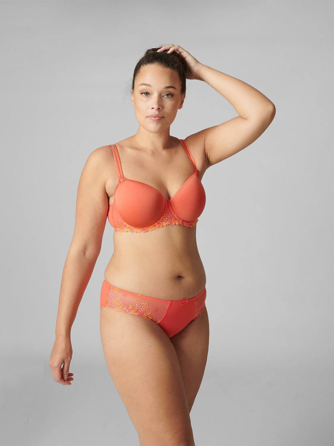 Delice 3D Spacer Demi Cup Bra front picture with matching underwear (sold separately)