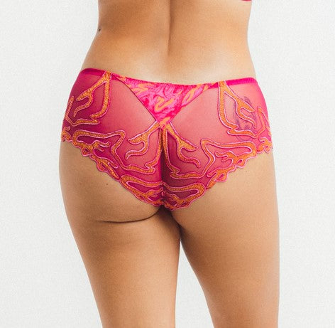 Louisa Bracq Vortex Silk Embroidery Shorty