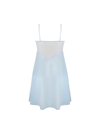 Dressing Floral Silk Nightie