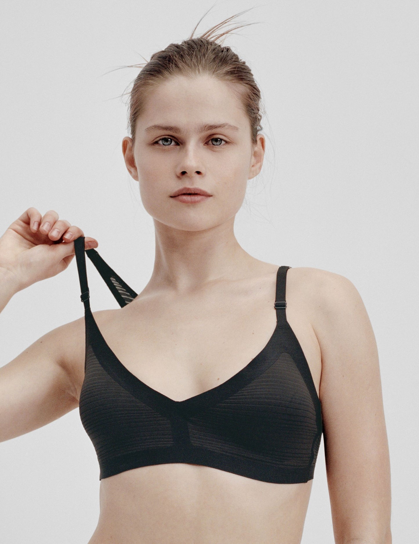 Wireless SoftStretch Stripes Bralette