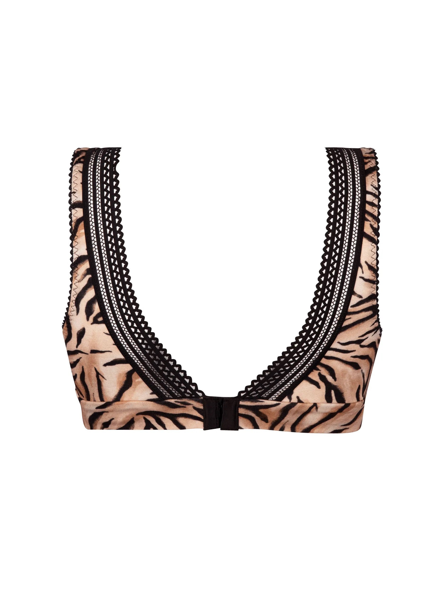 Tigre Rebelle Non-Wire Bralette by Antigel.