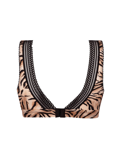 Tigre Rebelle Non-Wire Bralette by Antigel.