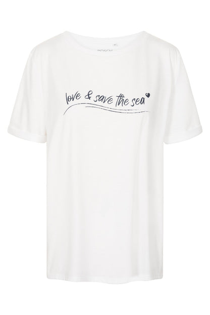Be Happy Jersey Cotton Loose T-Shirt front picture 