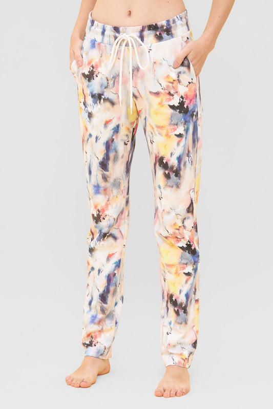 Thx Pastel Watercolour Print Sweatpants
