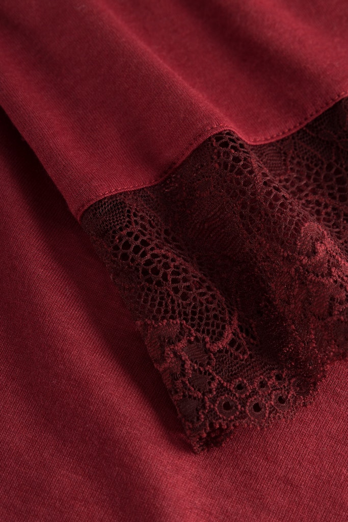 New Romance Nightdress by Rosch picture with details on lace on the bottom  