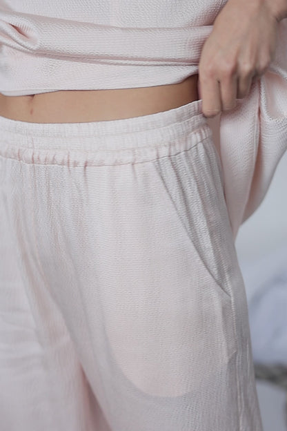 Bubble Silk Relaxed Pants
