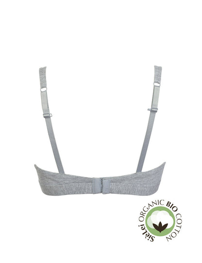 Organic Cotton Wireless Triangle Bra