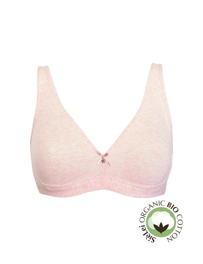 Organic Cotton Wireless Triangle Bra