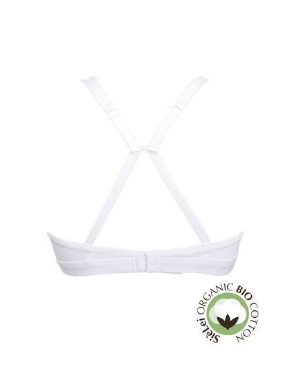 Organic Cotton Wireless Triangle Bra