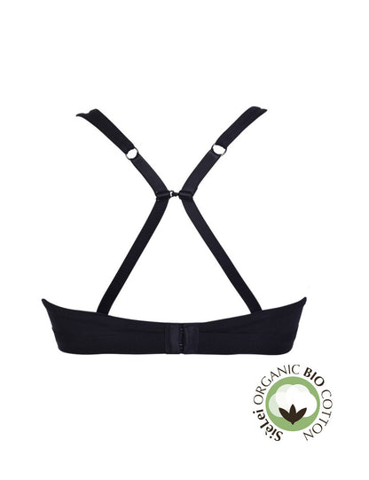 Organic Cotton Wireless Triangle Bra