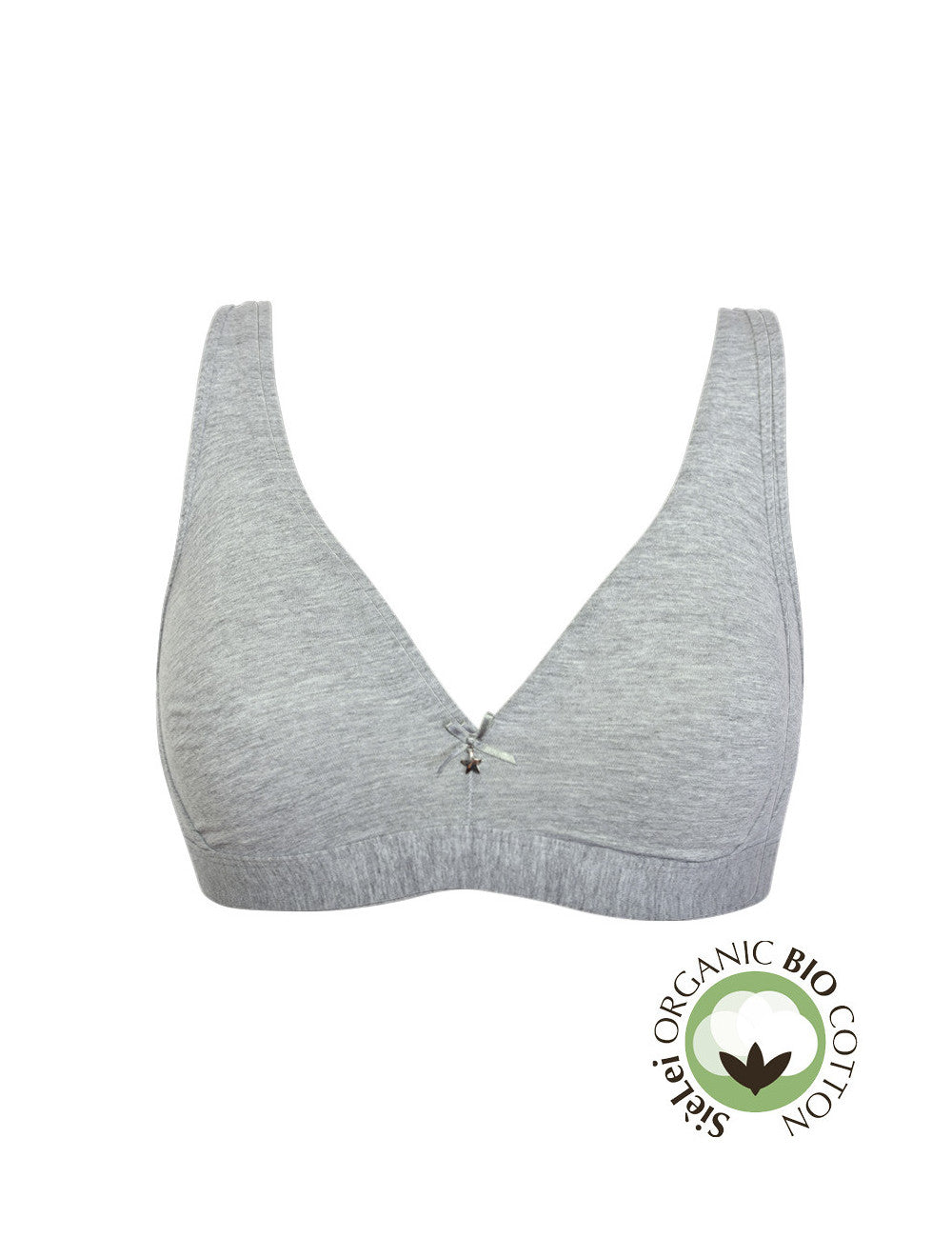 Organic Cotton Wireless Triangle Bra