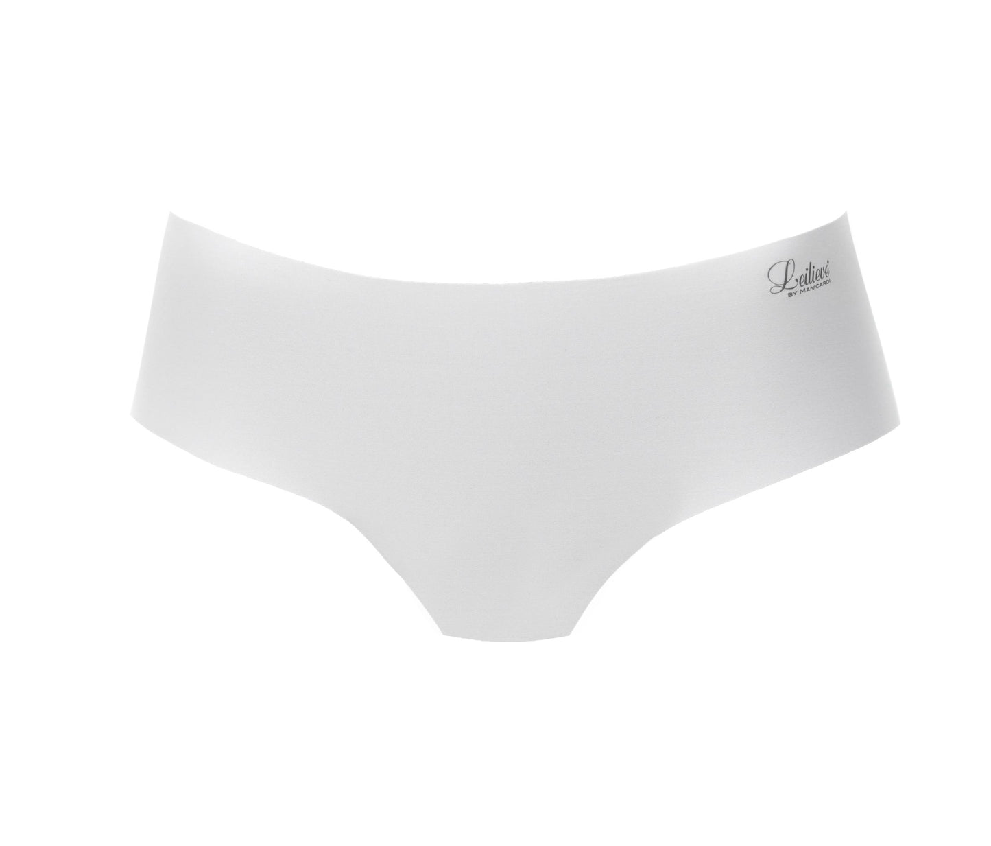 Leilieve's Invisible line shorty features a thin, supple elastic fabric with precise laser-cut edges to ensure an undetectable fit. 