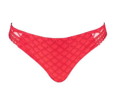 Elegant embroidery thong from the Paco line  by Louisa Bracq from France at Di Moda Lingerie Toronto.